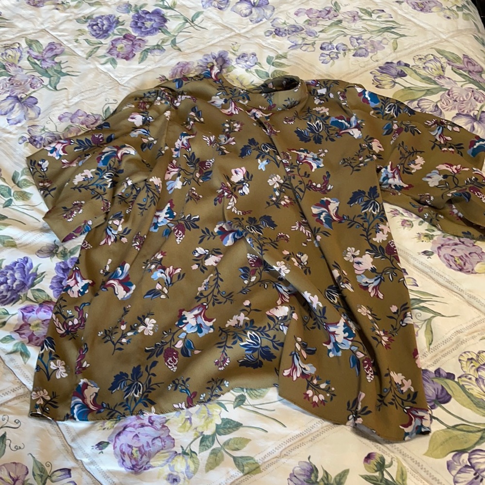 Ann Taylor Floral Blouse